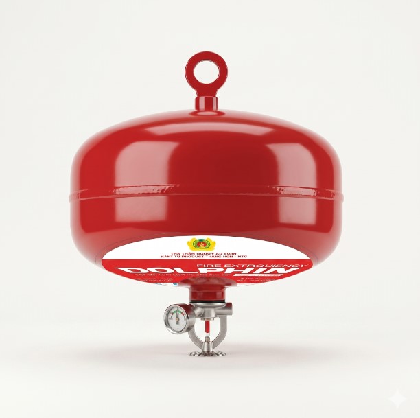 Bình Cầu Chữa Cháy Bột ABC Dolphin (DPA-ABCC6)
